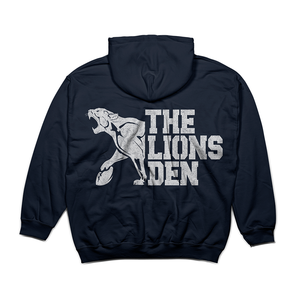 The Lions Den | Hoodie | Navy