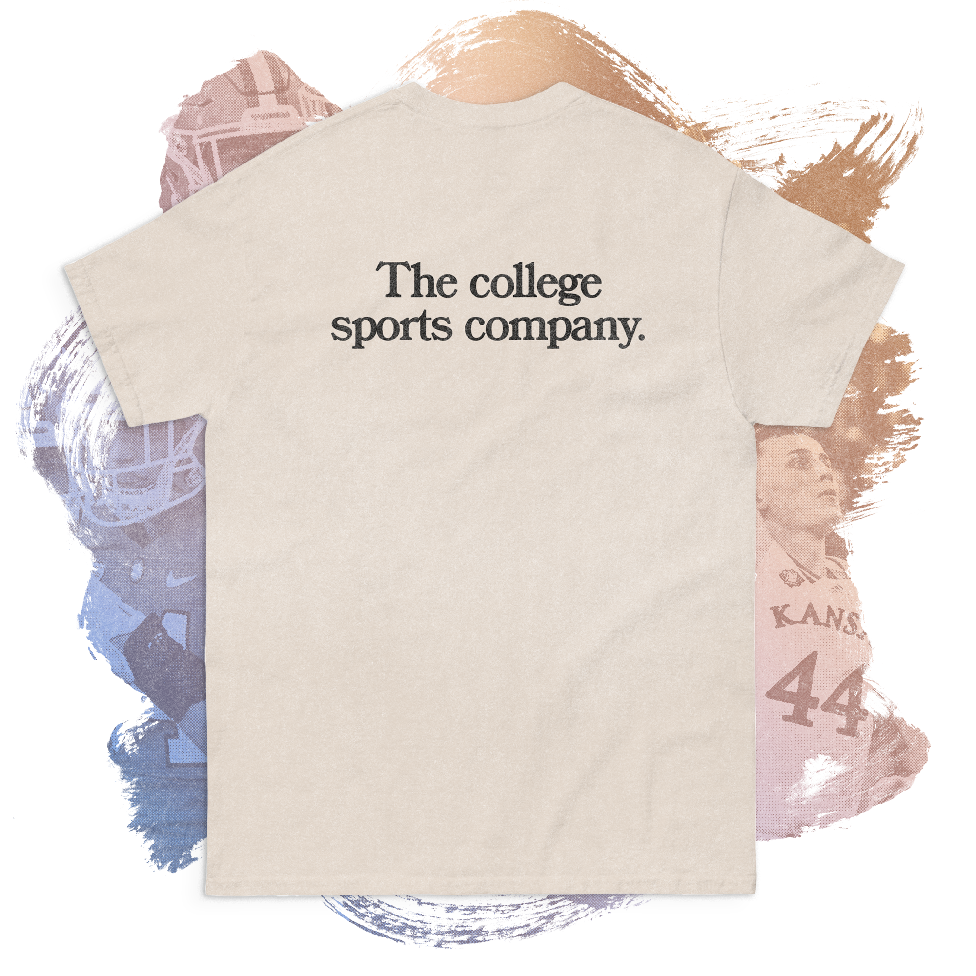College Sports Company Tee | Sand | Retro Fit