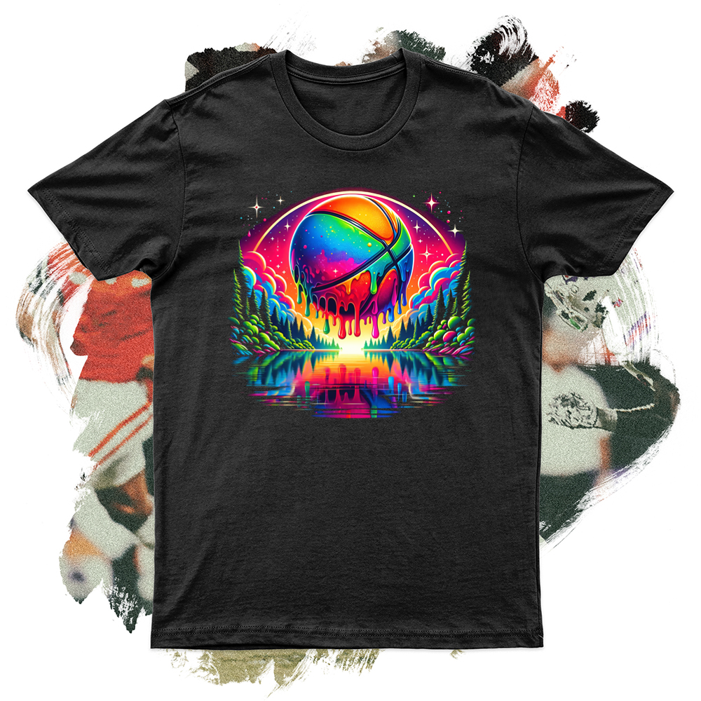 The Basketball is Melting Softstyle Tee