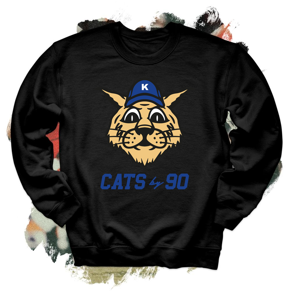Cats By 90 Crewneck