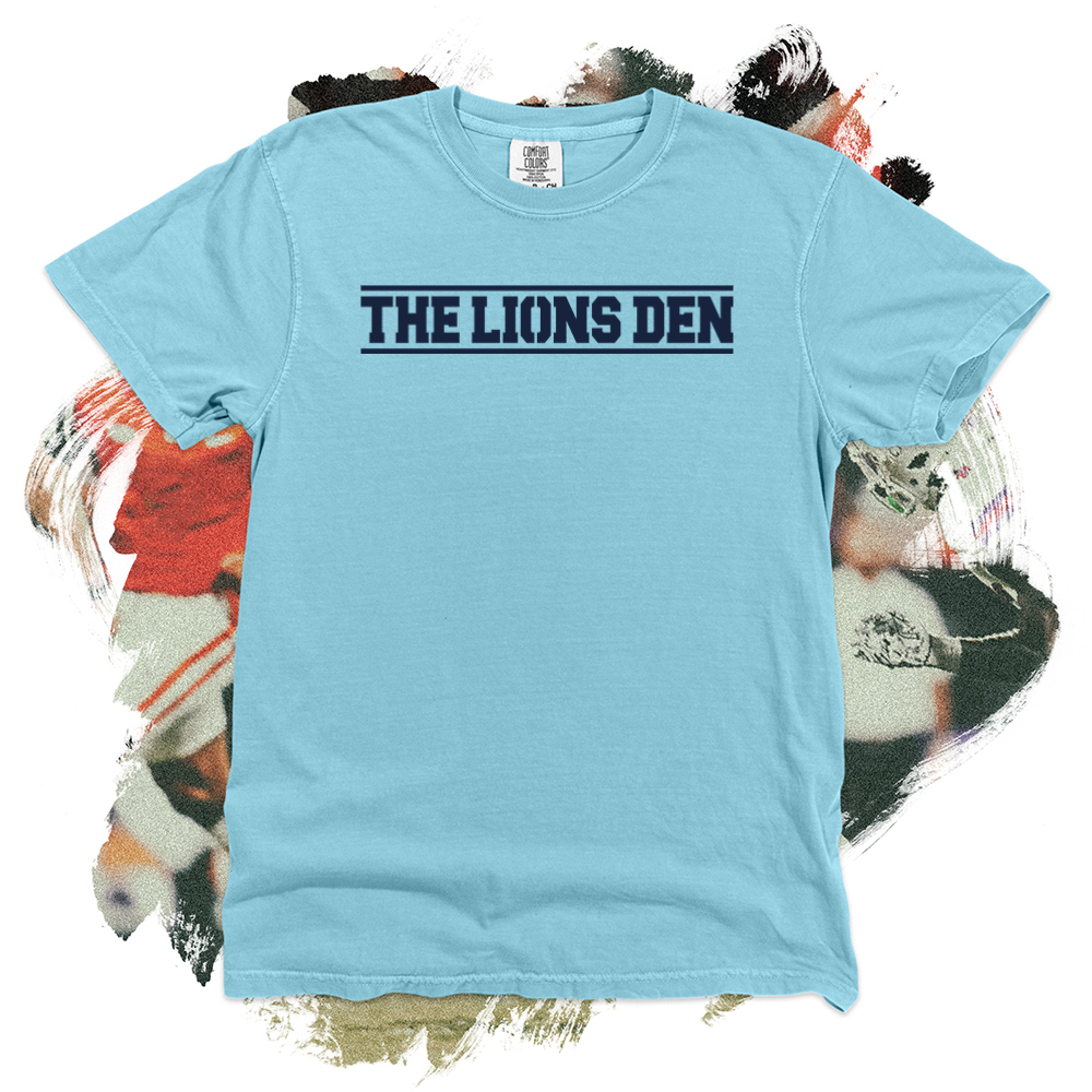 The Lions Den Blue Comfort Blend Tee