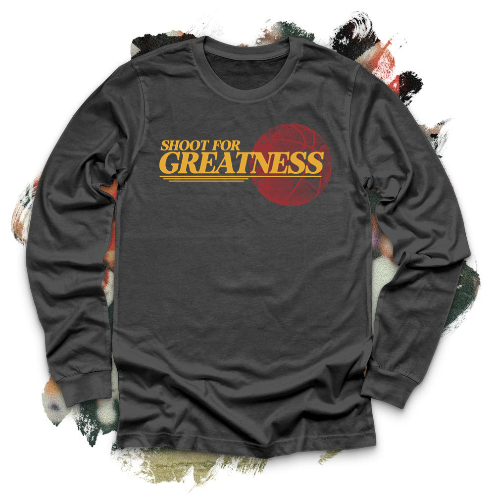 Shoot For Greatness Football Long Sleeve