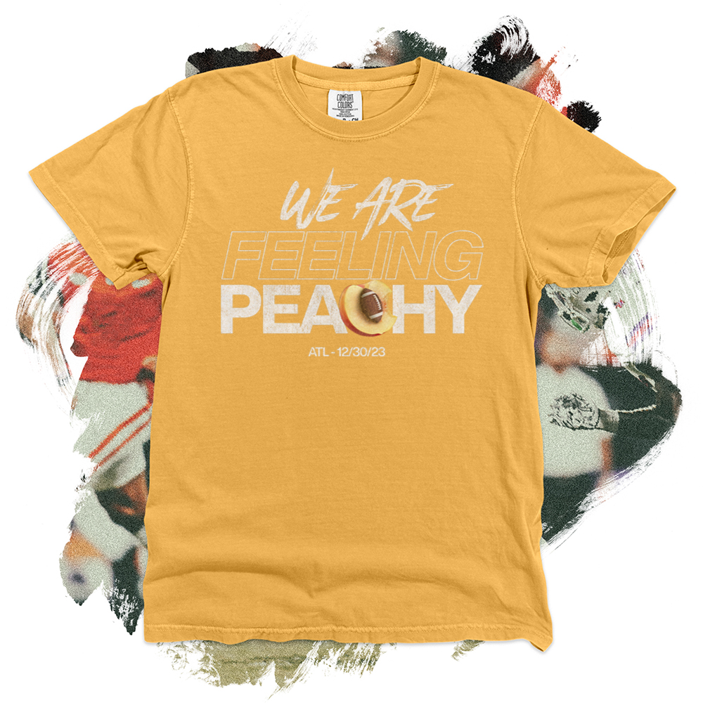 We Are Feeling Peachy Comfort Blend Tee