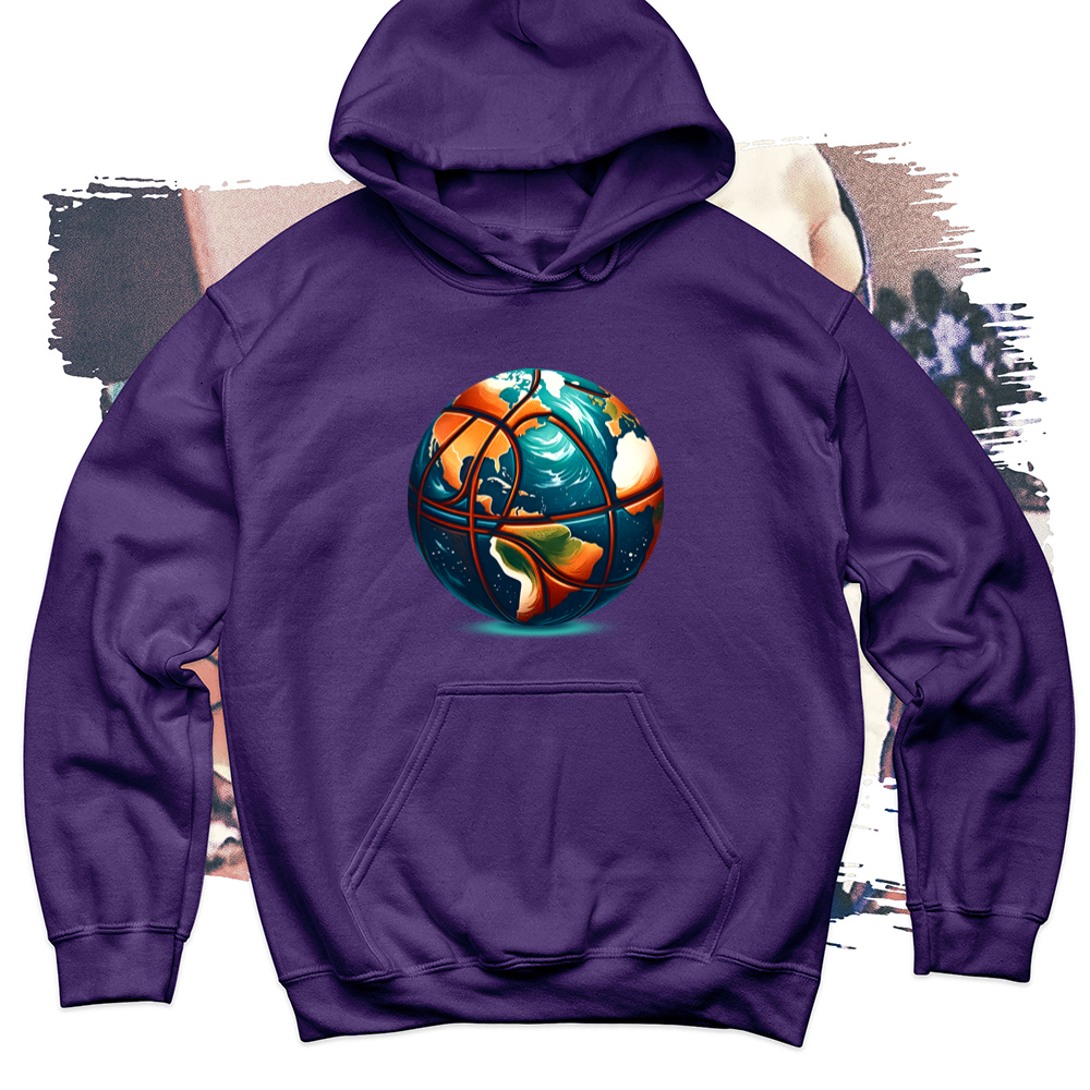 Basketball Earth Soft Blend Hoodie