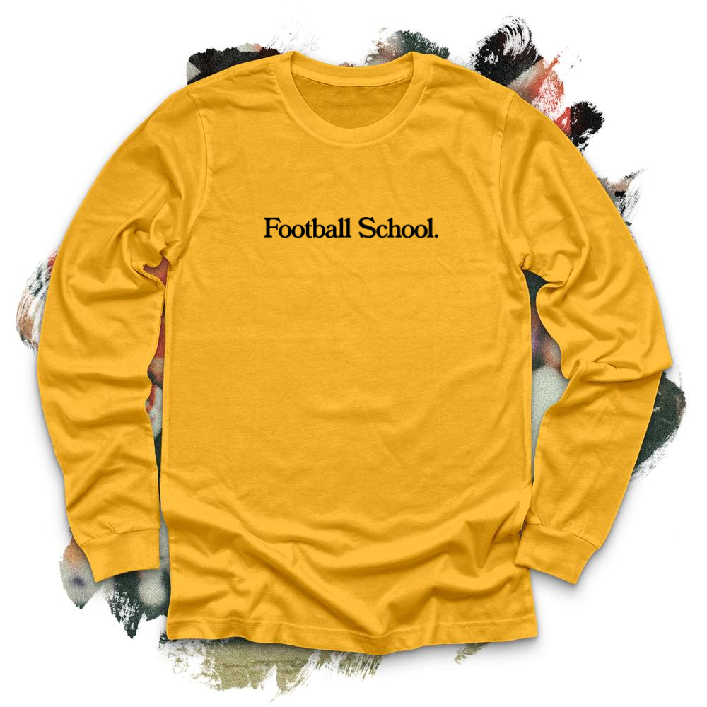 Football School Black Long Sleeve