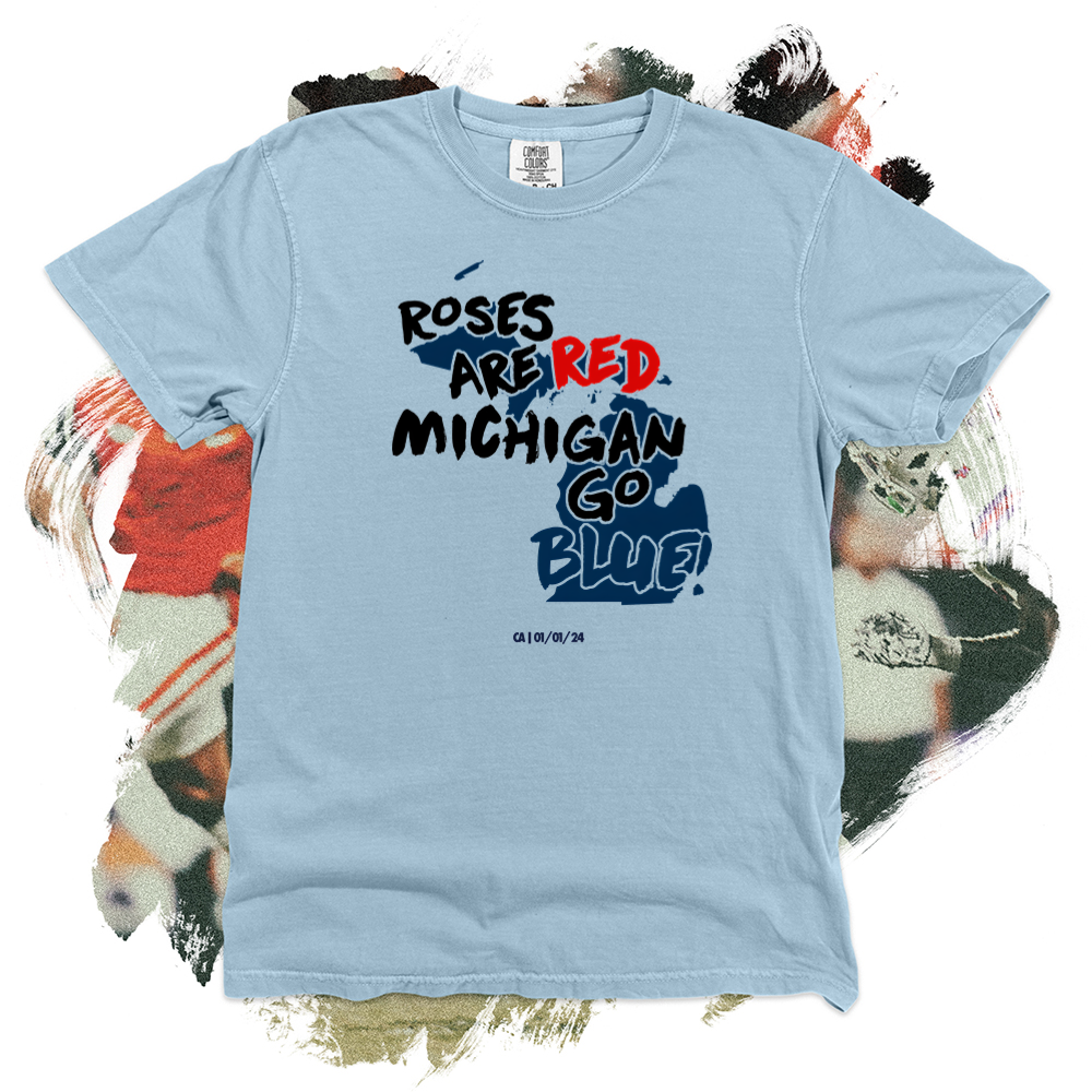 Rose Bowl Go Blue Comfort Blend Tee