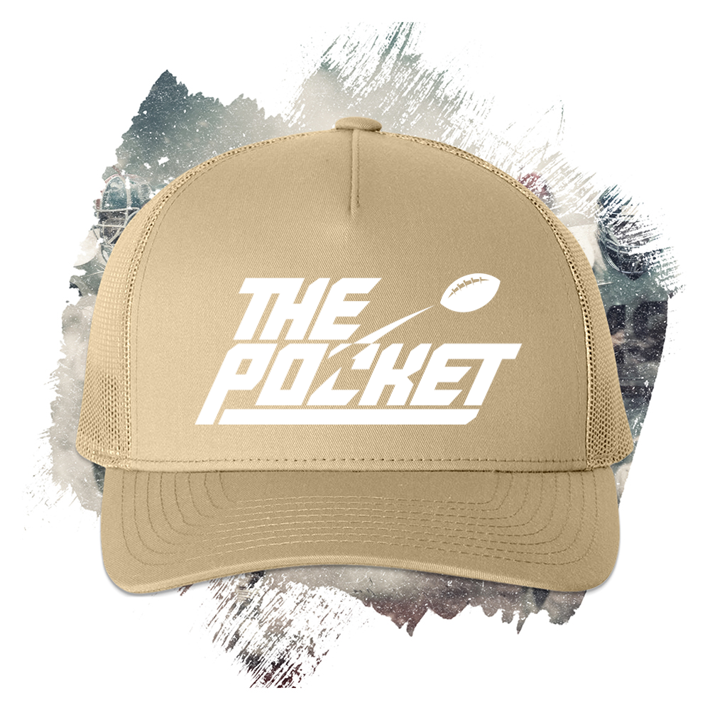 The Pocket White Trucker Cap