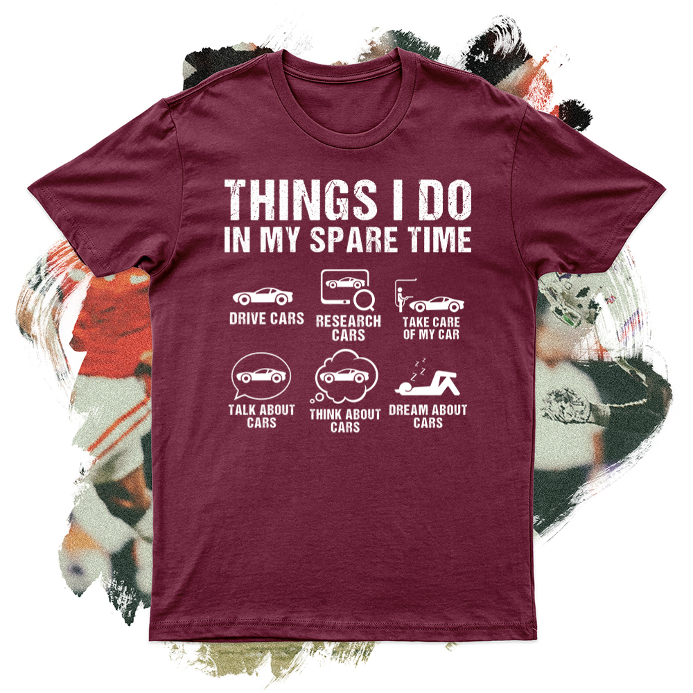 Things I Do Car Lover Softstyle Tee