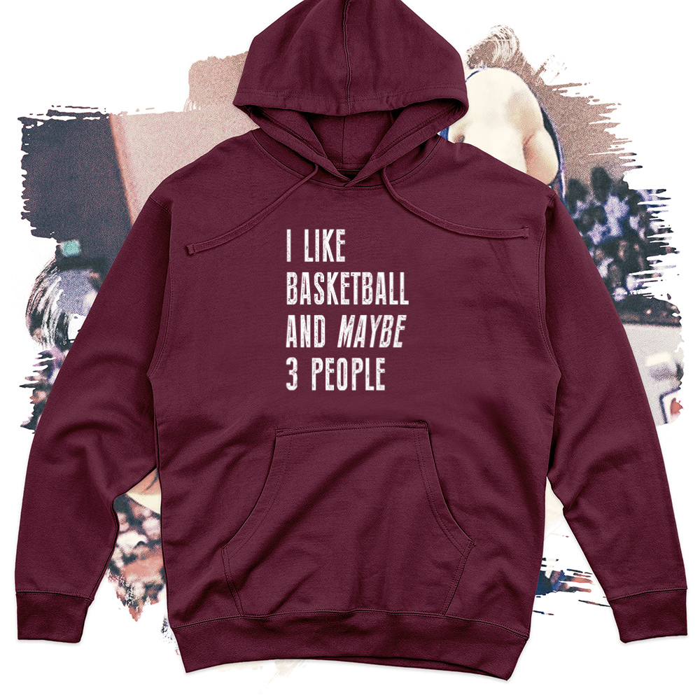 I Like Basketball Midweight Hoodie