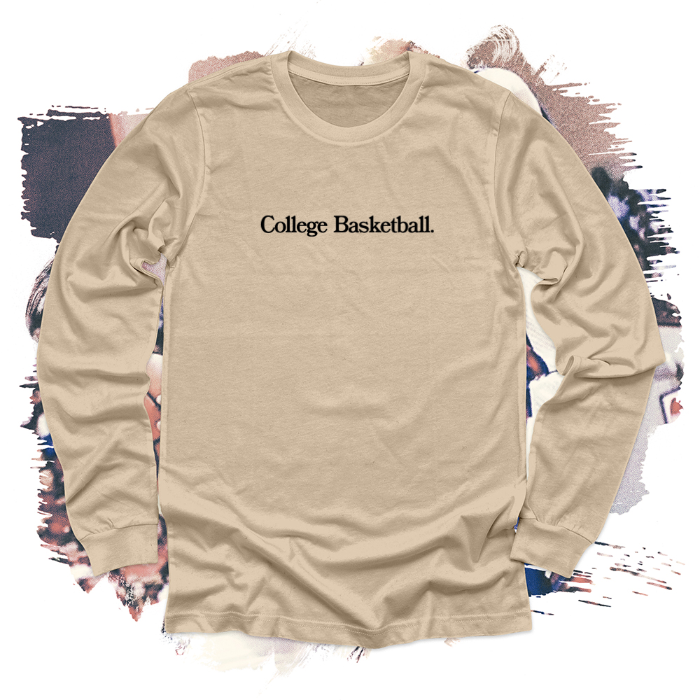 College Basketball Black Long Sleeve