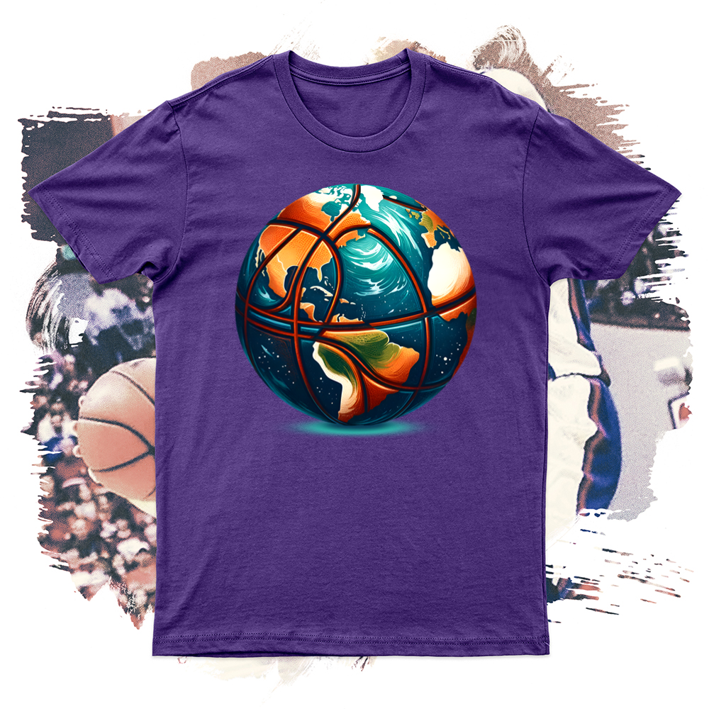 Basketball Earth Soft Blend Tee