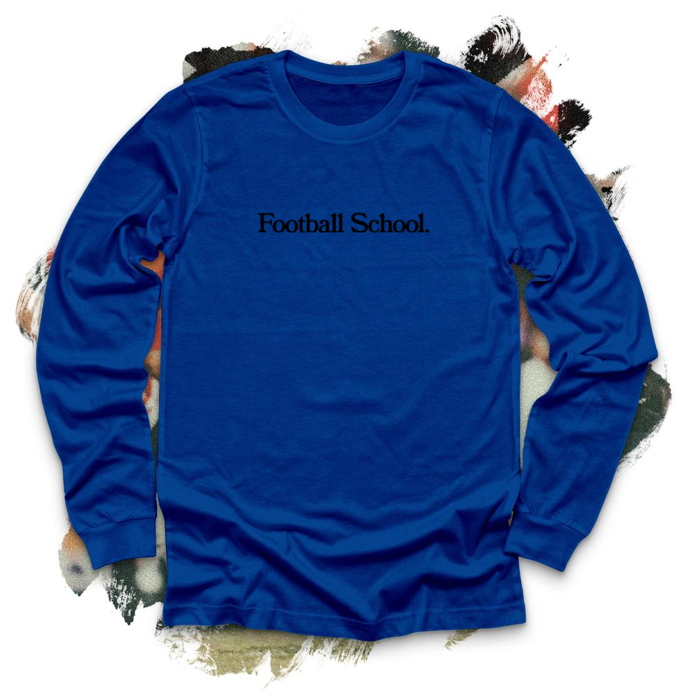 Football School Black Long Sleeve