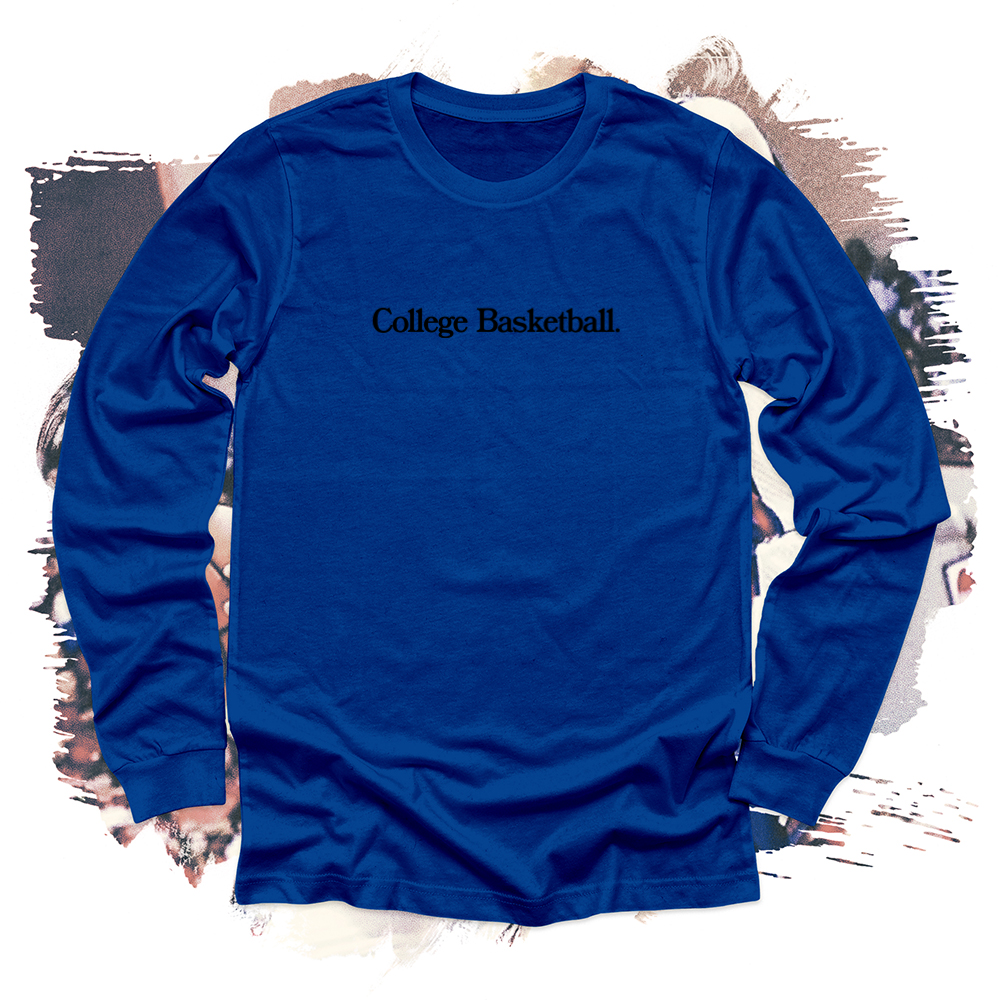 College Basketball Black Long Sleeve