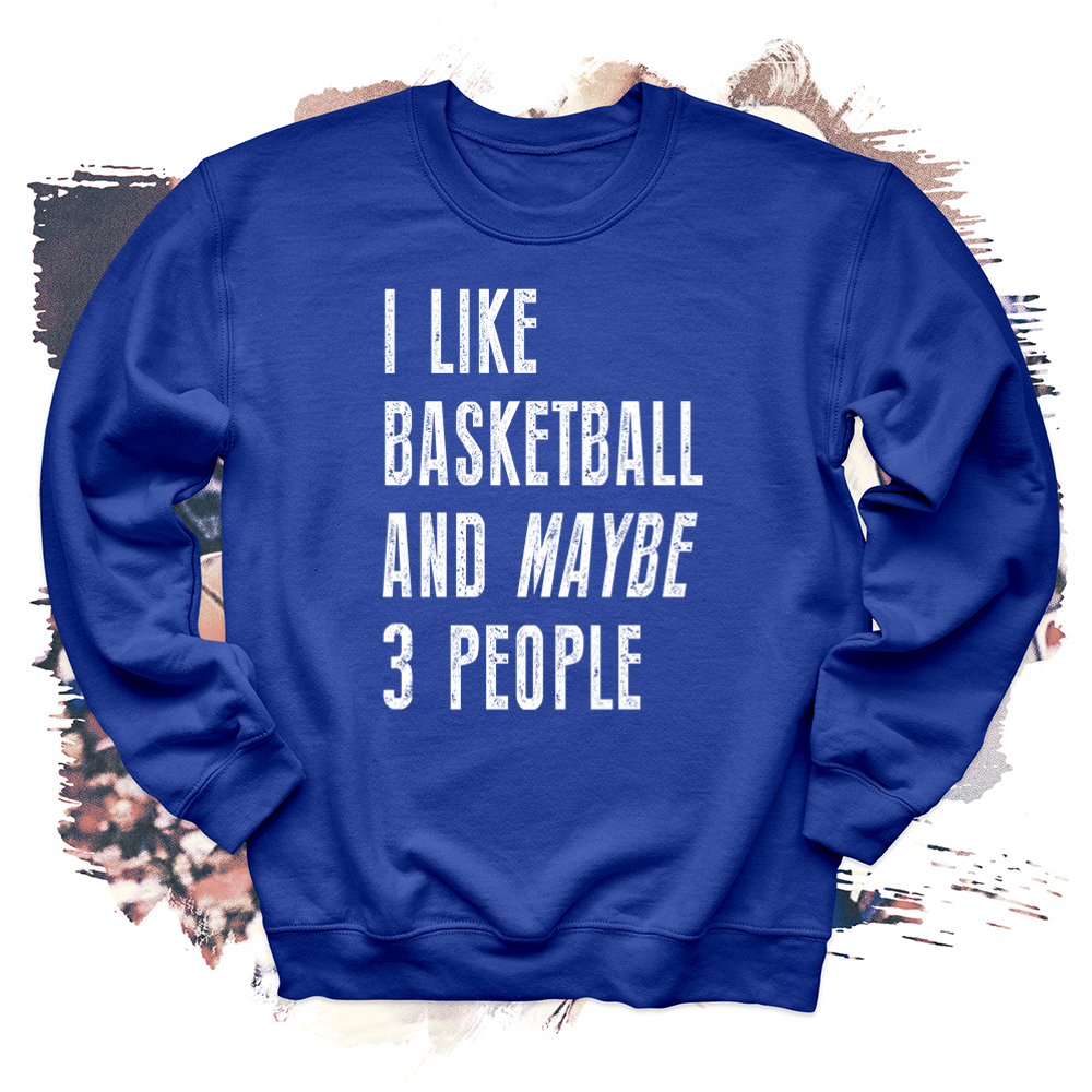 I Like Basketball Crewneck