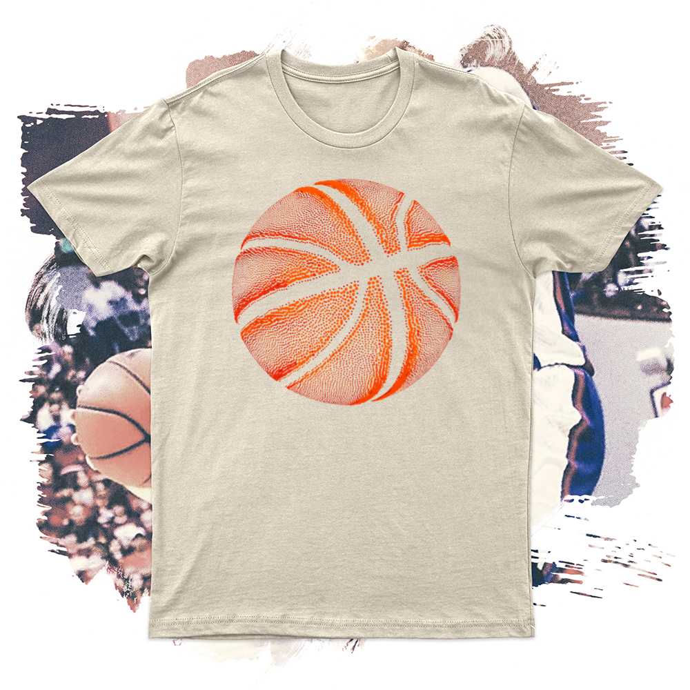 Dotted Basketball Soft Blend Tee