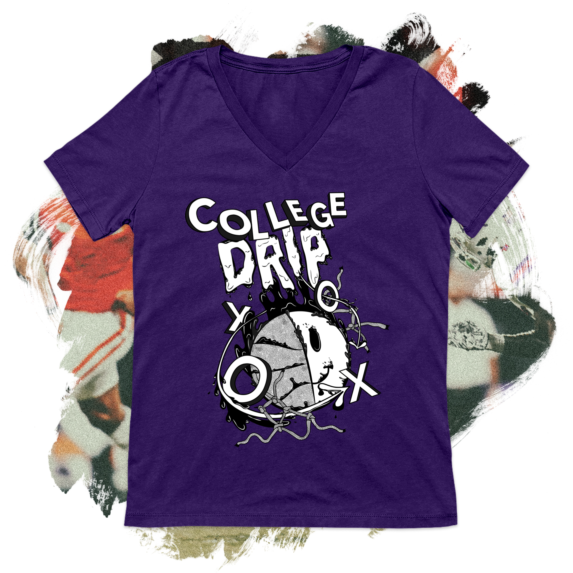 College Drip V-Neck
