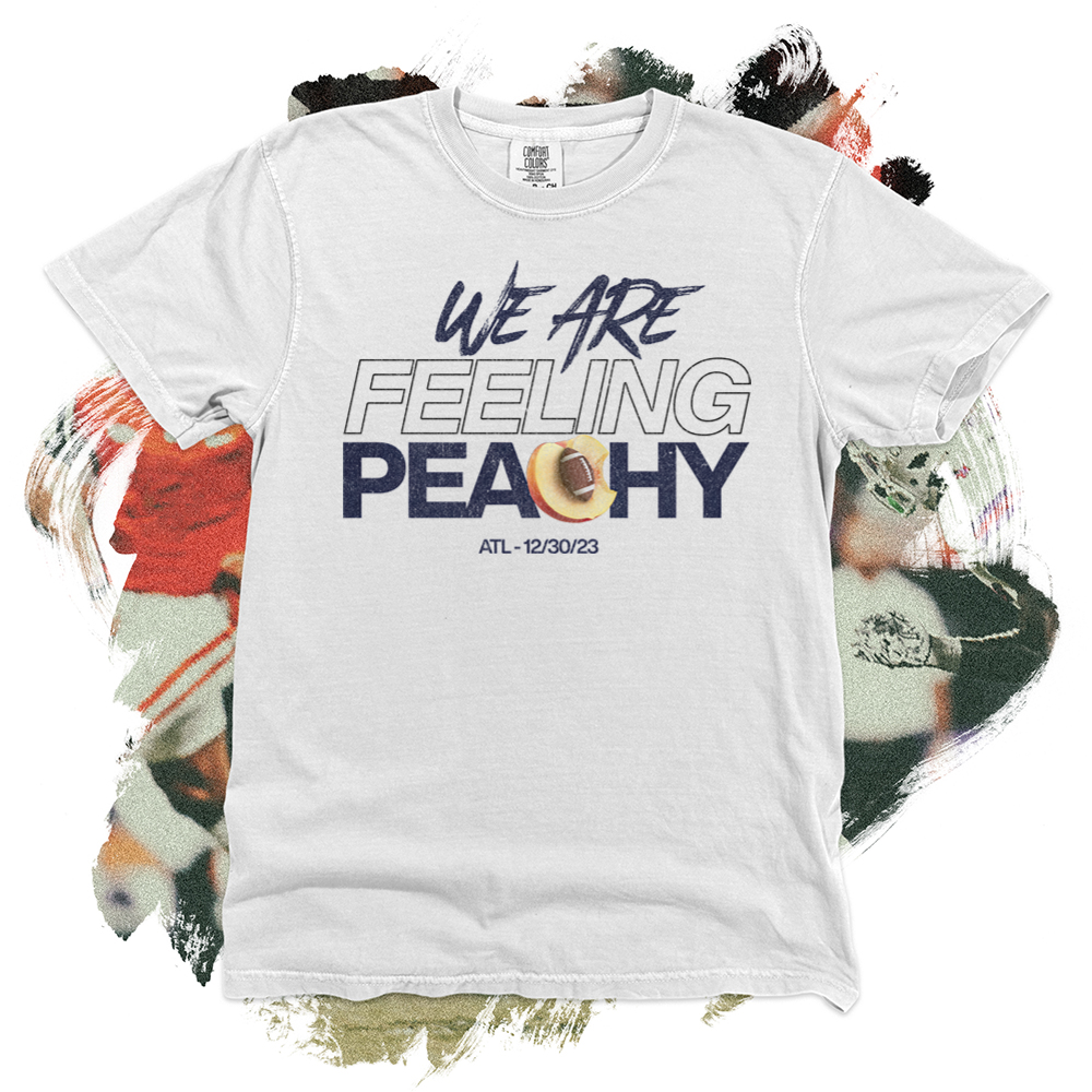 We Are Feeling Peachy Whiteout Comfort Blend Tee