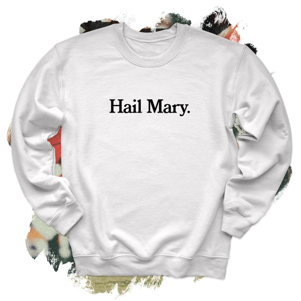 Hail Mary Black Crewneck