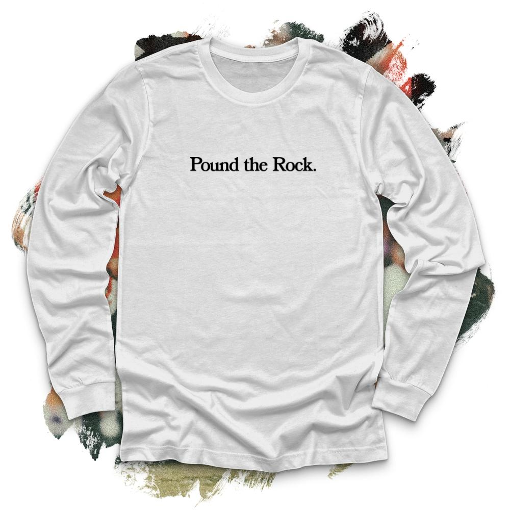 Pound the Rock Black Long Sleeve