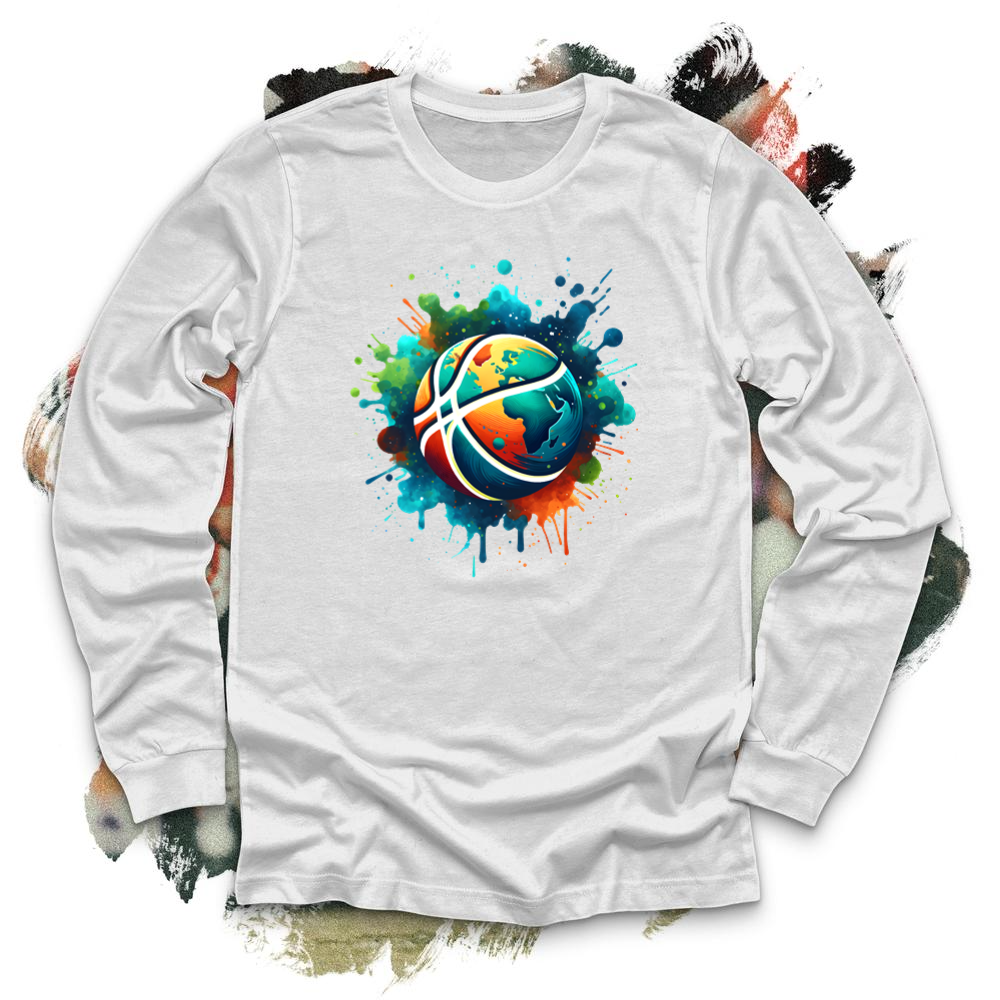 Basketball Drip Long Sleeve